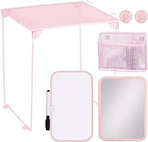 Pink Locker, Cute Locker Ideas, Magnetic Mirror, Magnetic Pen Holder, Locker Shelf, Locker Organizer, Small Whiteboard, Small Lockers, Locker Shelves