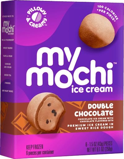 Chocolate Mochi Ice Cream - My/Mochi Chocolate Mochi Ice Cream, My Mochi, Chocolate Mochi, Ice Cream Balls, Green Tea Mochi, Smores Ice Cream, Marshmallow Filling, Ice Cream Novelties, Mochi Ice