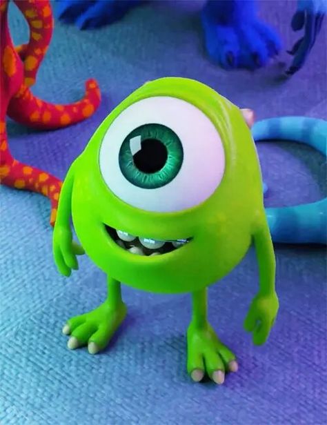 Mike Wazowski Mike Wazowski, We Heart It, Toys, Disney, Blue