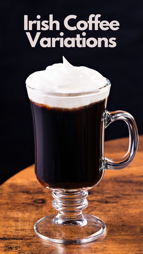 Irish Coffee Variations Irish Cocktails, Easter Cocktails, Breakfast Cocktails, Espresso Recipes, Watermelon Mojito, Hot Cocktails, Gin Tasting, Coffee Mix, Lemonade Cocktail