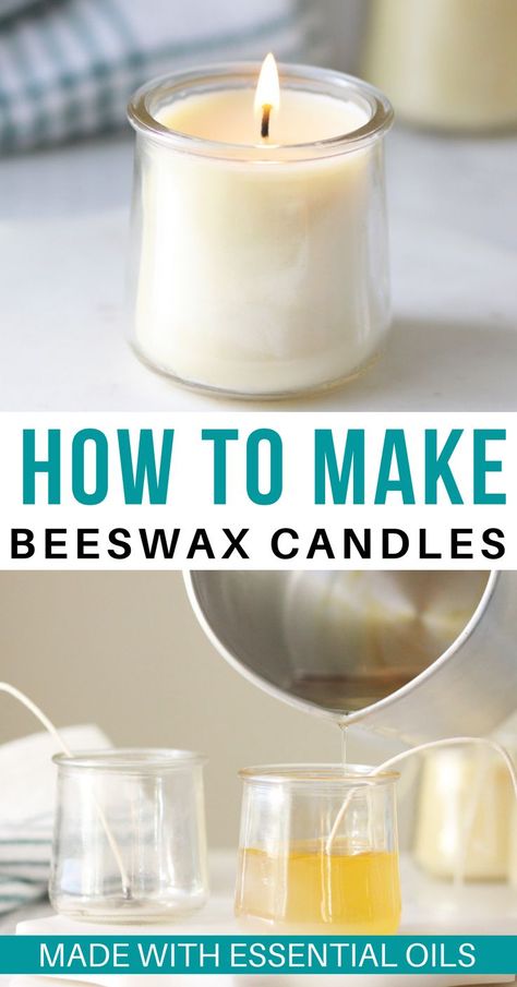 Candle Recipes With Essential Oils, Essential Oil Candle Recipes, Beeswax Diy, Diy Food Candles, Homemade Beeswax Candles, Homemade Candle Recipes, Candles With Essential Oils, Candle Recipes, Candle Scents Recipes