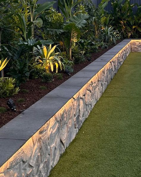 Modern Outdoor Design on Instagram: "Swipe across to see where part of our backyard transformation began at Bulimba street… Minimal access makes this transformation that much more rewarding by the team… 🙌 . . . . . . . . . . . . . . . . . . . . . . . . . . . . . . . . . . . . . . . . . . . . . . . . . . . . . . . #mod #beforeandafter #beforeafter #backyardtransformation #transformation #renovation #backyardrenovation #backyard #backyardgarden #backyardgarden #landscapedesign #landscapearchitect Barbacoa Jardin, Beautiful Houses Exterior, Backyard Transformation, Relaxing Backyard, Landscaping Retaining Walls, Backyard Renovations, Outdoor Living Design, Patio Garden Design, Backyard Paradise