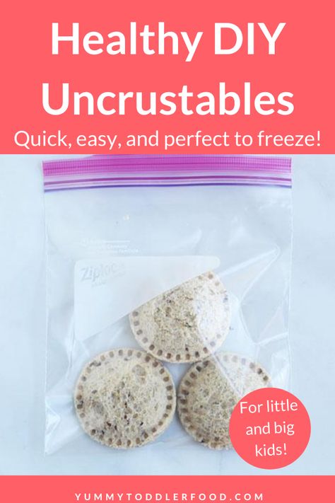 Diy Uncrustables, Homemade Uncrustables, Kid Sandwiches, Toddler Food Recipes, Toddler Lunch Ideas, Easy And Healthy Breakfast, Toddler Lunch, Toddler Food Ideas, Quick Lunch Recipes