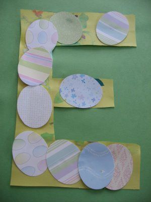 E is for Egg -- glue grass or straw before eggs. Letter Of The Week E ! - No Time For Flash Cards Letter E Activities, Letter E Craft, Early Preschool, Preschool Letter Crafts, Weekly Themes, Abc Crafts, Alphabet Letter Crafts, Preschool Letter, Letter Crafts