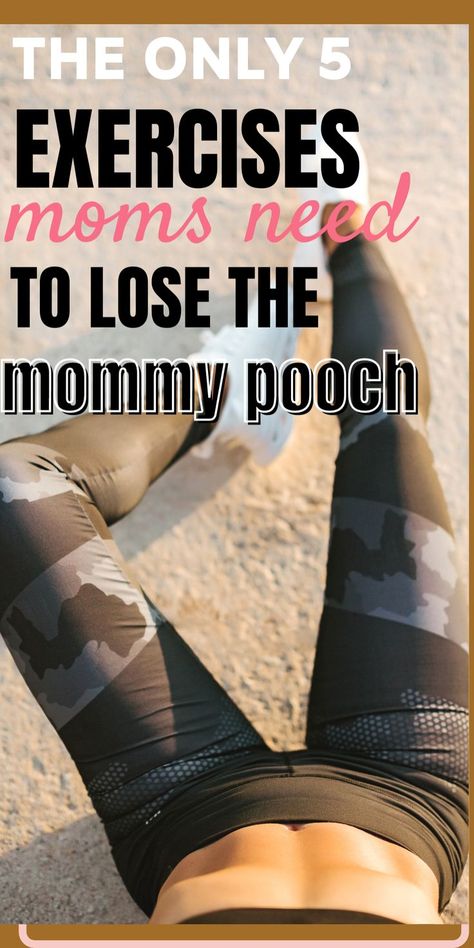 exercises to lose mommy pooch Lose The Mommy Pooch, Postpartum Abs, Postpartum Exercises, Mom Tummy, C Section Workout, Mommy Pooch, Pooch Workout, Post Baby Workout, Mom Belly