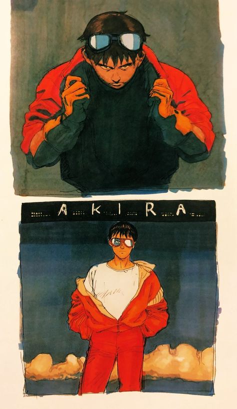 Male Fashion Model, Best Animation, Akira Anime, Old Anime, 90s Anime, Male Fashion, Graphic Design Posters, Comic Books Art, Fashion Model