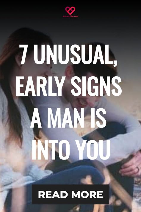 Dating a new man and wondering if he likes you? Don't miss these 7 signs a man is into you and you relationship with him might go the distance. He Likes You, 10 Signs Hes Pretending To Love You, Signs Of Attraction Men, Signs He’s The One, Signs He Is Not Interested In You, Signs He’s In Love With You, Signs He’s Not Into You, Signs Of Attraction, Understanding Women