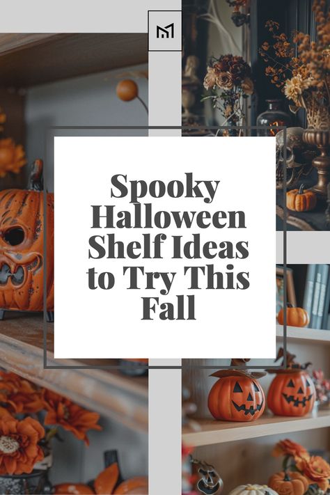 Summon the spirit of Halloween with chilling decorations on your shelves this fall. Spooky figurines, witchy potions, and eerie candles set the scene for a hauntingly good time. Halloween Shelf Decor, Witchy Potions, Navy Sofa Living Room, Staircase Paneling, Halloween Shelf, Shelf Decor Ideas, Coastal Office, Shelf Arrangement, Goth Home Decor