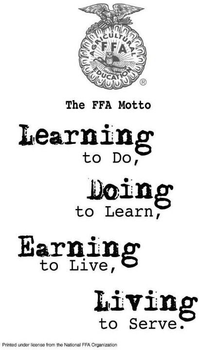 Ffa Motto, Ffa Quotes, Ffa Ideas, Ag Education, Ag Teacher, Trade Show Displays, Event Graphics, Agriculture Education, Future Teacher