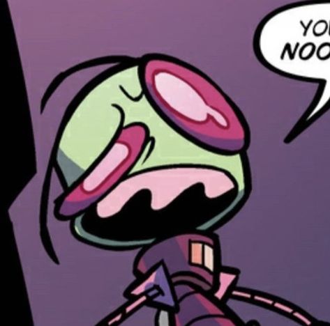 Invader Zim Pfp, Zim Pfp, Zim Invader Zim, Invader Zim Zim, Pfp Meme, Z Toon, Invader Zim Characters, Funny Alien, Scene Core