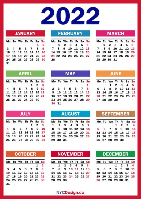 2022 Calendar Printable Free, Calender 2022, Start Week, Blue Calendar, Speech Outline, Printable Things, Free Printable Calendar Templates, Independence Day Background, Circle Quotes