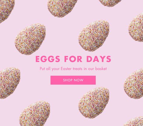 EGGS FOR DAYS Easter Campaign, Outlook Email, Online Apps, Food Poster Design, Newsletter Design, Email Account, Easter Treats, Email Design, Food Poster