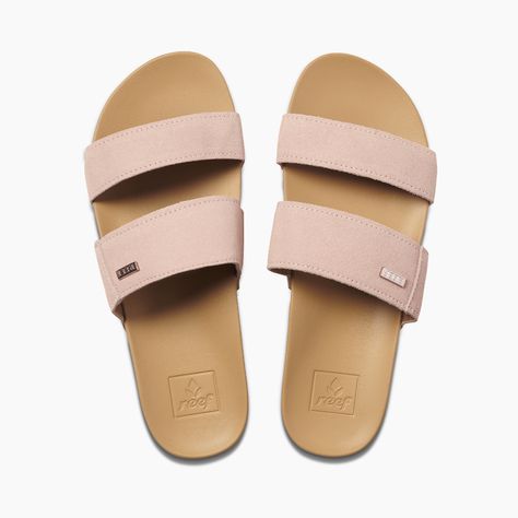 CUSHION VISTA SUEDE Reef Sandals, Soft Sandals, Fantastic Shoes, Soft Shoes, Gold Sandals, Gold Light, Nike Shoes Women, Jimmy Choo Shoes, Suede Sandals