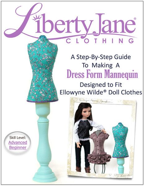 Doll Dress Form, Doll Shoe Patterns, Doll Clothes Pattern, Dress Form Mannequin, Ellowyne Wilde, Jane Clothing, Girl Accessories, Clothes Pattern, Jane Dress