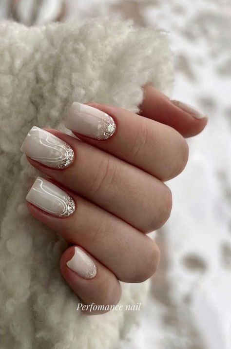 Fast Nail, Gel Toe Nails, Manicure Nail Designs, Pink Ombre Nails, French Manicure Nails, Casual Nails, Bride Nails, Nails Desing, Classy Nails