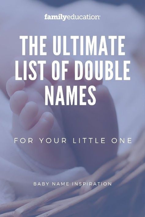 Double names for babies, or double-barrelled names, are most popular in Southern traditions, and are a great way to give your child a completely unique baby name. We've rounded up the most popular double names for boys, girls, and gender-neutral options for your baby name inspiration. Double Names For Girls, Double Names For Boys, Double Barrel Baby Names, Double Girl Names, B Baby Names, Southern Boy Names, One Syllable Names, Southern Girl Names, Names For Babies