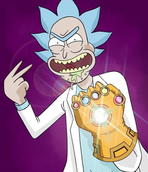 Rick and Morty x Infinity War Rick And Morty Tattoo, Rick And Morty Drawing, Rick I Morty, Rick And Morty Characters, Rick And, Rick And Morty Poster, Dog Nursery, Psychadelic Art, Wubba Lubba Dub Dub