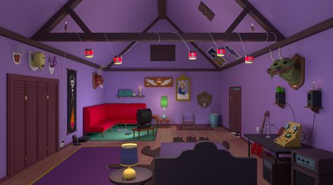 Desktop Wallpaper Hd 1080p Marceline, Marceline Room, Marceline Bedroom, Marceline Desktop Wallpaper, Marceline House, Adventure Time Room, Windows Surface, Anime Sites, Bedroom Design Styles