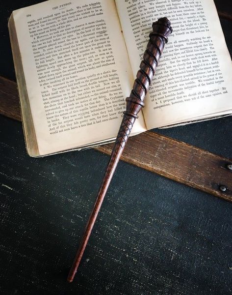 Aesthetic Wand, Wand Aesthetic, Garrick Ollivander, Louis Weasley, Harry Potter Wall, Wooden Wand, Harry Potter Spells, Buku Harry Potter, Wizard Wand