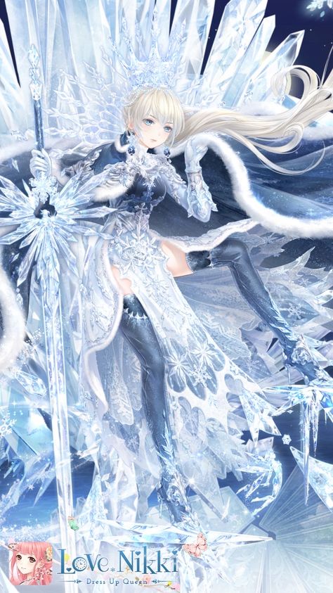 Anime Suit, Anime Uniform, Seasons Winter, Fantasy Pictures, Anime Child, Anime Princess, Snow Queen, 4 Seasons, Dark Anime