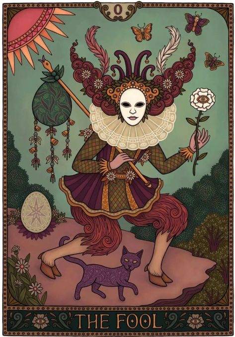 The Fool Tarot Card, Fool Tarot Card, Tarot The Fool, Oracle Art, The Fool Tarot, Tarot Design, Tarot Tattoo, The Major Arcana, Major Arcana Cards