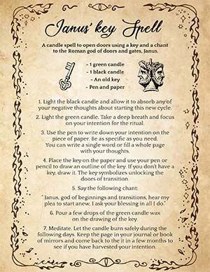 Good Luck Spell Chant: Janus’ New Beginnings – Spells8 Open Roads, Money Spell, Green Magic, Basil, Ritual, Money, Flowers