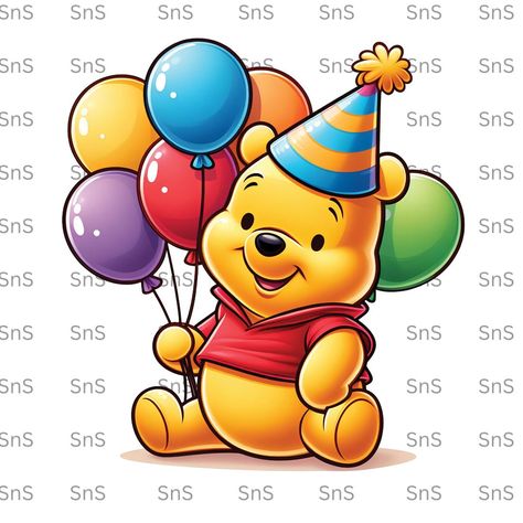 Pooh Bebe, Pooh Birthday, Winnie The Pooh Pictures, Card Png, Birthday Invitation Card, Winnie The Pooh Birthday, Cute Winnie The Pooh, Disney Artwork, Friends Party