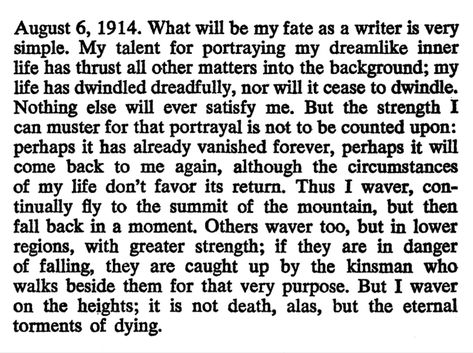 kafka diaries Kafka Diaries, Of My Life, I Can