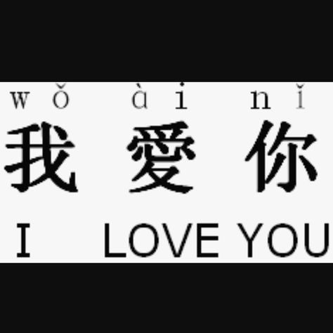 Japanese Letters Tattoo, Chinese Love Quotes, Love In Chinese, Calligraphy Scroll, Chinese Symbol Tattoos, Word Symbols, Chinese Letters, Asian Artwork, Mandarin Language