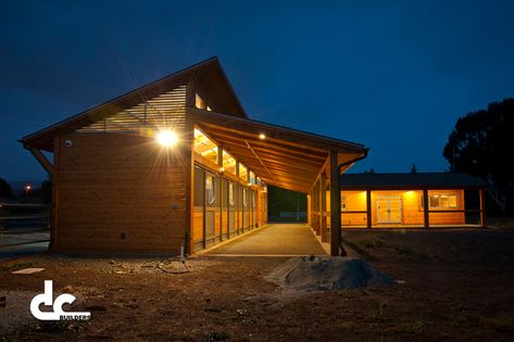 DC Builders worked with an architect in designing and building this beautiful L shaped shed row barn in San Martin, California. Take a look at the custom features and impressive all-wood design on this structure, and see what DC Builders can do for you! L Shaped Shed, Horse Stables Design, Dream Barn Stables, Small Horse Barns, Horse Shed, Horse Farm Ideas, Cattle Barn, Horse Barn Ideas Stables, Horse Barn Designs