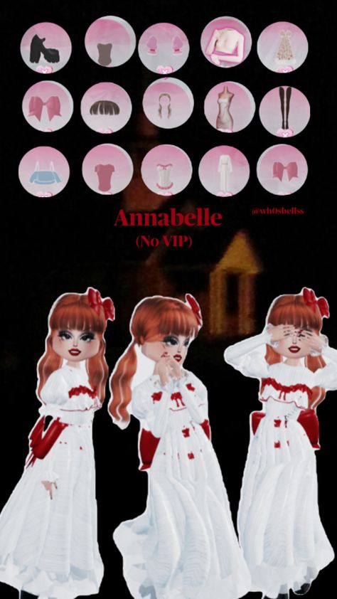 Dress to impress horror Annabelle Annabelle Horror, Masquerade Outfit Ideas, Masquerade Outfit, Fancy Dress Code, Annabelle Dress, Met Gala Dresses, Place Dress, Combo Dress, 1st Place