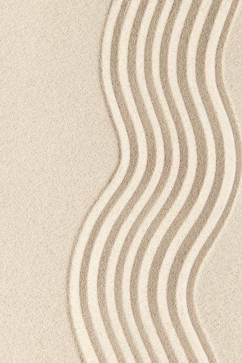 Zen Garden Sand Patterns, Zen Background Wallpapers, Patterns In Nature Texture Art, Sand Graphic Design, Zen Aesthetic Wallpaper, Sand Illustrations, Sand Branding, Peaceful Patterns, Zen Images