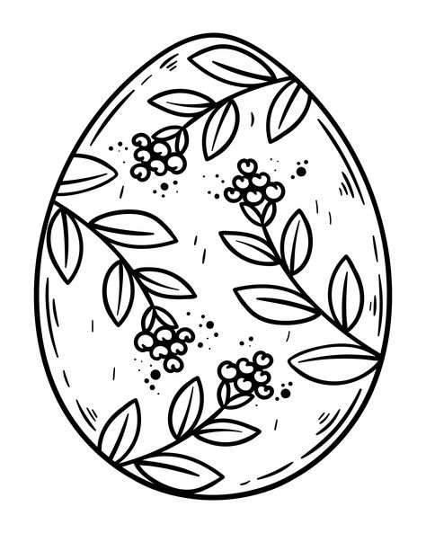 Easter Egg Drawing, Easter Egg Coloring, Egg Coloring Page, Egg Coloring, Easter Egg Coloring Pages, Relaxing Holiday, Easter Egg Art, Easter Printables Free, Ukrainian Easter Eggs