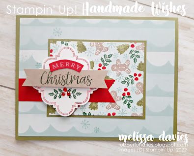 Handmade Wishes Bundle Stampin Up Cards, Handmade Wishes Stampin Up Cards, Stampin Up Christmas 2023-2024, Stampin Up Handmade Wishes, Santa Express, Holiday 2022, Easy Cards, 2022 Christmas, Designer Paper