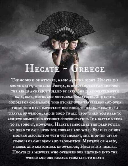 Today We Honor The Goddess Hecate, Queen of the Witches | Witches Of The Craft® Goddess Hecate, Hecate Goddess, Greek Goddesses, Greek Mythology Gods, Roman Gods, Legends And Myths, Greek Gods And Goddesses, Greek And Roman Mythology, Ancient Mythology