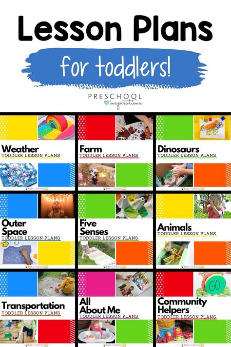 a collage of nine different toddler lesson plans with the text, 'lesson plans for toddlers' May Curriculum For Toddlers, Preschool Topics Lesson Plans, Curriculum Activities For Preschoolers, Head Start Lesson Plans, Preschool Teacher Ideas Lesson Plans, Themed Weeks For Preschool, Themes For Infants Lesson Plans, Free Toddler Lesson Plans, Preschool Topics Ideas