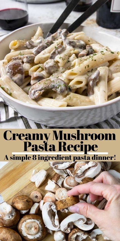 Creamy Cajun Pasta, Mushroom Pasta Sauce, Creamy Garlic Mushrooms, Mushroom Recipes Pasta, Mushroom Cream Sauces, Creamy Mushroom Pasta, Parmesan Cream Sauce, Cajun Pasta, Cream Pasta