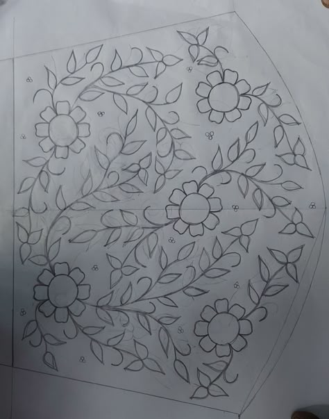 Aari Work Designs Pattern For Tracing, Aari Work Trace Paper Designs For Blouse Hand, Maggam Tracing Designs, Aari Trace Designs, Flower Kodi Design Aari Work Tracing, Aari Tracing Pattern For Hand, Aari Design For Tracing, Tracing Worksheets Aari Work, Flowers Outline Design