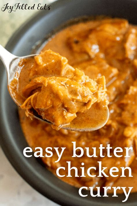 Chicken Thigh Curry is an easy weeknight meal loaded with taste. All you need are simple ingredients and a short cooking time, and you'll be enjoying juicy bites of chicken thigh with the perfect curry flavor in no time at all. Keto Butter Chicken is an easy Indian curry recipe the whole family will love. Chicken Thigh Curry, Easy Indian Curry, Keto Butter Chicken, Curry Chicken Thighs, Keto Chicken Thighs, Peanut Curry, Butter Chicken Curry, Indian Butter Chicken, Curry Recipes Indian