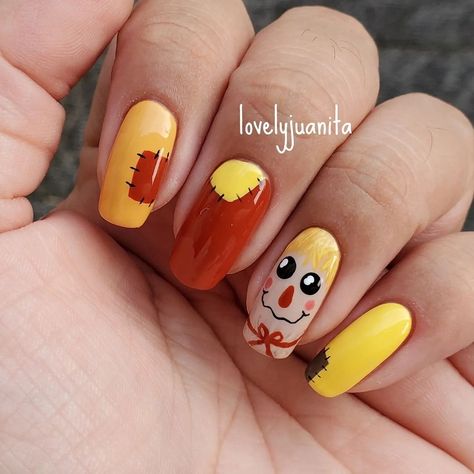 Scarecrow Nails Fall, Scare Crow Nails, Scarecrow Nails Designs, Makeup Affordable, Scarecrow Nails, Scarecrows Nails, Walmart Stores, Walmart Beauty Products, Nail Glam