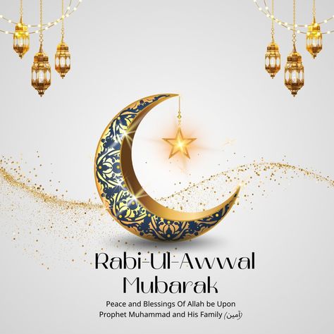 Rabi-ul-Awwal Mubarak to all Muslims Peace And Blessings Of Allah Be Upon Prophet Muhammad and His Family . . #rabiulawal #rabiulawwal #rabiulawalmubarak #rabiulawal2024 #rabiulawwalmubarak #eid #new #Islam Rabiulawal Mubarak, Rabi Ul Awal, Peace And Blessings, Prophet Muhammad, Quick Saves