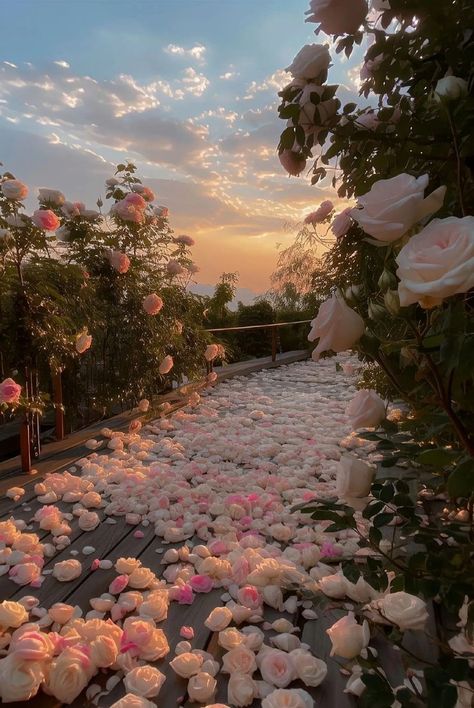 White Roses, Pink Roses, Roses, Trees, Pink, White