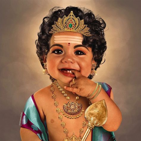 Rames Harikrishnasamy on Instagram: “#conceptart: “Well, how do I look? 🥰” — Lord Muruga. Full story below👇🏽. . . Like any other day, Lord Muruga woke up early to go to the…” Lord Murugan Baby Photos, Murugan Photo, Murugan Baby Image, Meaning Of Beautiful, Cute Murugan Images, Lord Images, Baby Murugan, Baby Murugan Paintings, Hanuman Jayanthi