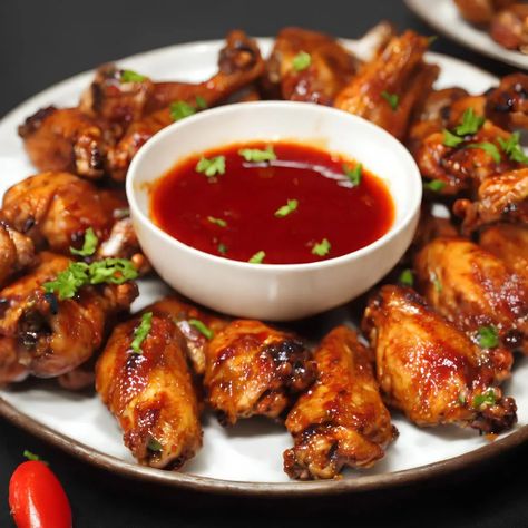 Turkish Chicken Wings, Turkish Pepper Paste, Turkish Chicken, Chicken Heart, Grilled Wings, Breakfast Lunch Dinner, Wing Recipes, Chicken Wing Recipes, Turkish Recipes