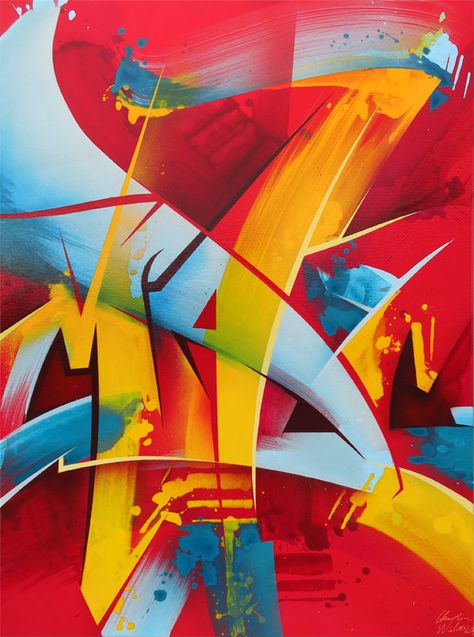 MadC Modern Graffiti, Graffiti Abstract, Graffiti Wildstyle, Graffiti Pictures, Abstract Graffiti, Sidewalk Chalk Art, Sidewalk Art, Graffiti Artwork, 3d Street Art