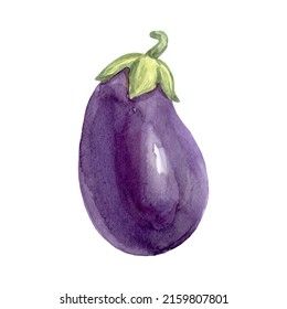 Aubergine Illustration, Vegetable Drawing, 3d Objects, Watercolor Illustration, Image Illustration, Stock Illustration, Create Yourself, Every Day, Royalty Free Stock Photos