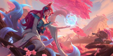 #spiritblossom #skin #league #lol #leagueoflegends #fanart #ahri #game #fox #kitsune #sb #wallpaper #desktop League Of Legends Live, Spirit Blossom Ahri, Noxus League Of Legends, Painting Illustrations, Ahri Wallpaper, Spirit Blossom, 1366x768 Wallpaper Hd, Ahri Lol, League Legends