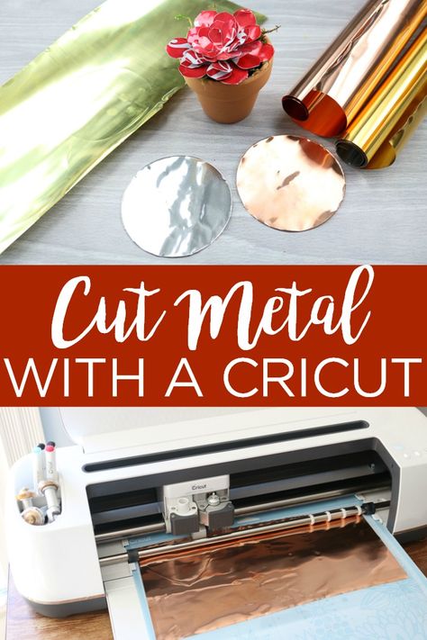 How To Cut Acrylic, How To Cut Metal, Best Cricut Machine, Black Smith, Cricut Mat, Recycled Art Projects, Maker Project, Aluminum Cans, Metal Working Projects