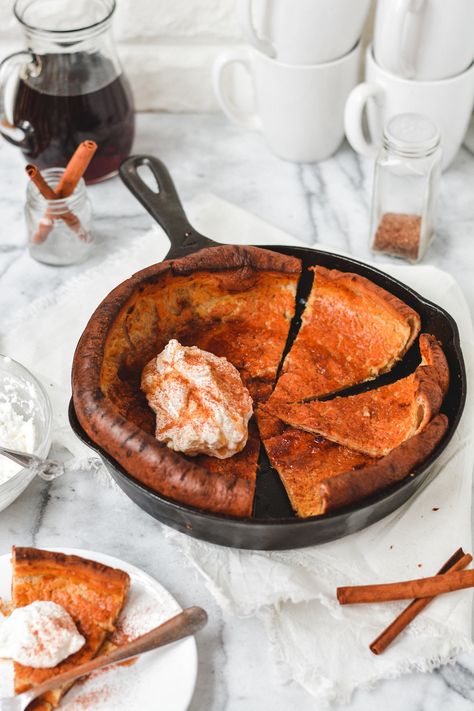 Cinnamon Roll Dutch Baby, Sourdough Dutch Baby Pancake, Cinnamon Sugar Dutch Baby, Dutch Baby Pancake For One, Dutchbaby Pancakes, Dutch Breakfast, German Pancakes, Lemon Layer Cakes, Yellow Cake Recipe