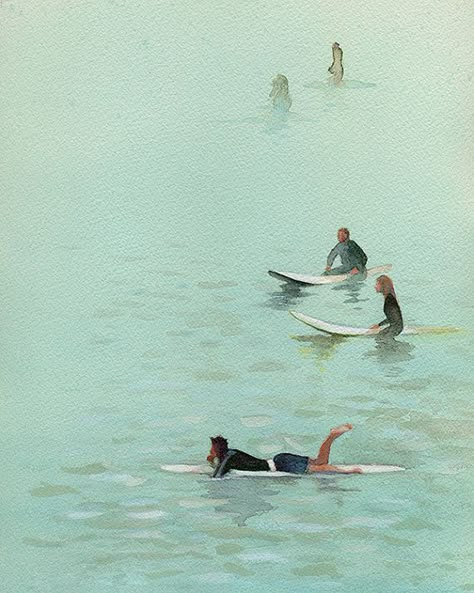 Surfer Painting, Surf Painting, Beach Pier, Davao, Arte Inspo, Surf Art, Beach Painting, Paint Painting, Ocean Art